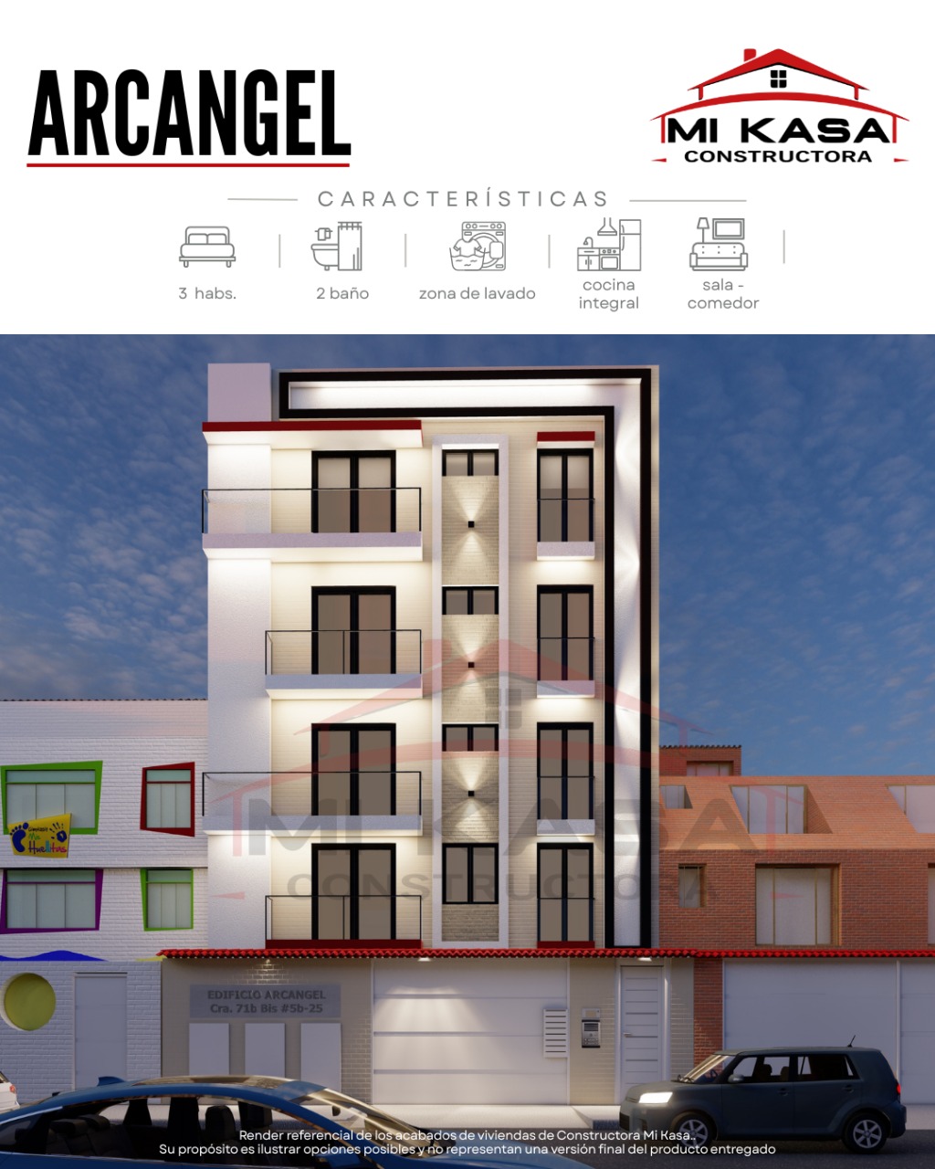 Proyecto Edificio Arcángel – Vive el confort en cada detalle